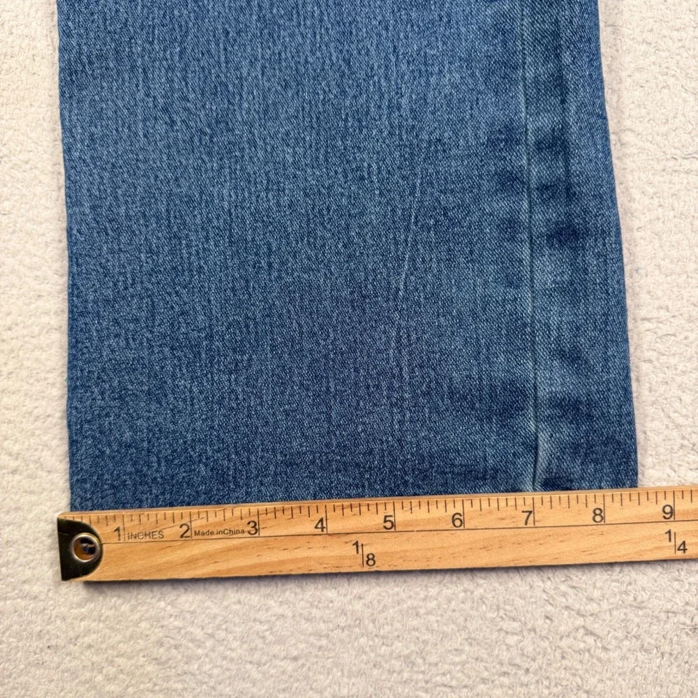 True Religion Ricky Relaxed Straight Jeans‎ Mens 36x33 Blue Denim Stretch